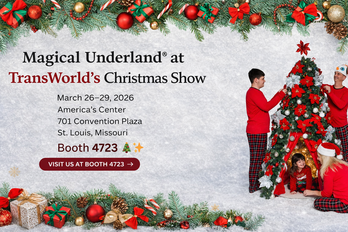 The Magical Underland® Introduces the World’s First Christmas Tree Play Tent at TransWorld’s Christmas Show 2026